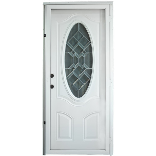 Cordell 925 Series Combination Door with Decorative Oval Window